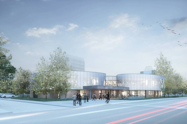 architecural rendering of Welcome Centre