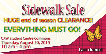 Sidewalk sale
