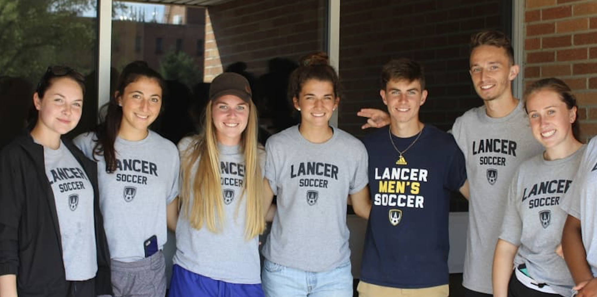 Lancer soccer helping out at Res move in day