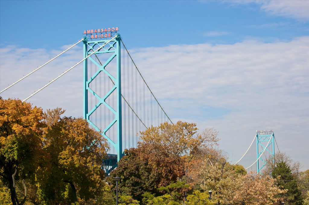 Ambassador Bridge - Windsor, Ontario side