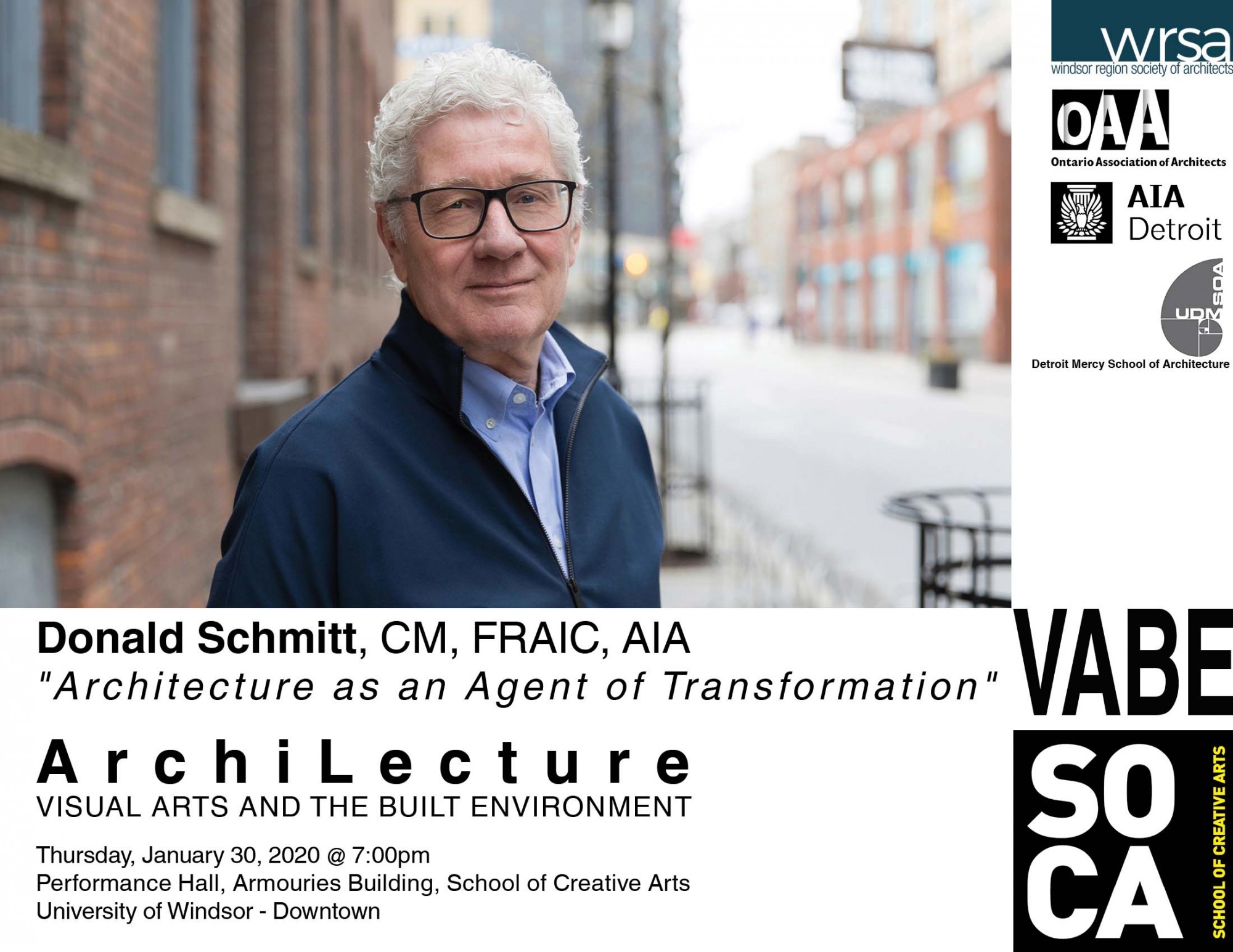 SoCA ArchiLecture with special guest Donald Schmitt