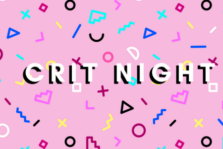 Critique Night for artists open to students and the community