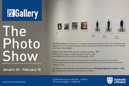The Photo Show is a selection of student work from fall 2018