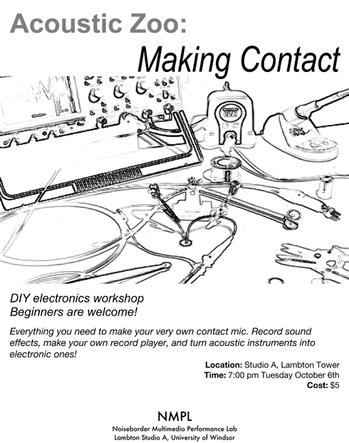 poster for Acoustic Zoo - Making Contact