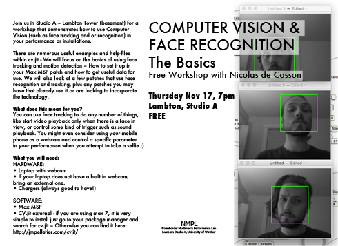 poster for Computer Vision & Recognition workshop