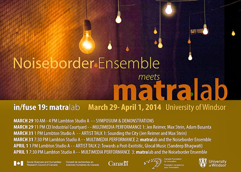 poster for infuse 19 event with matralab