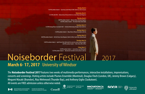 Noiseborder Festival 2017 poster