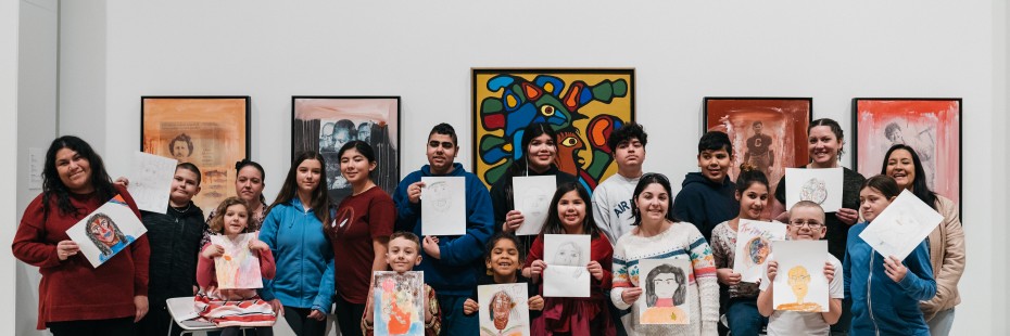 Students in Art Gallery