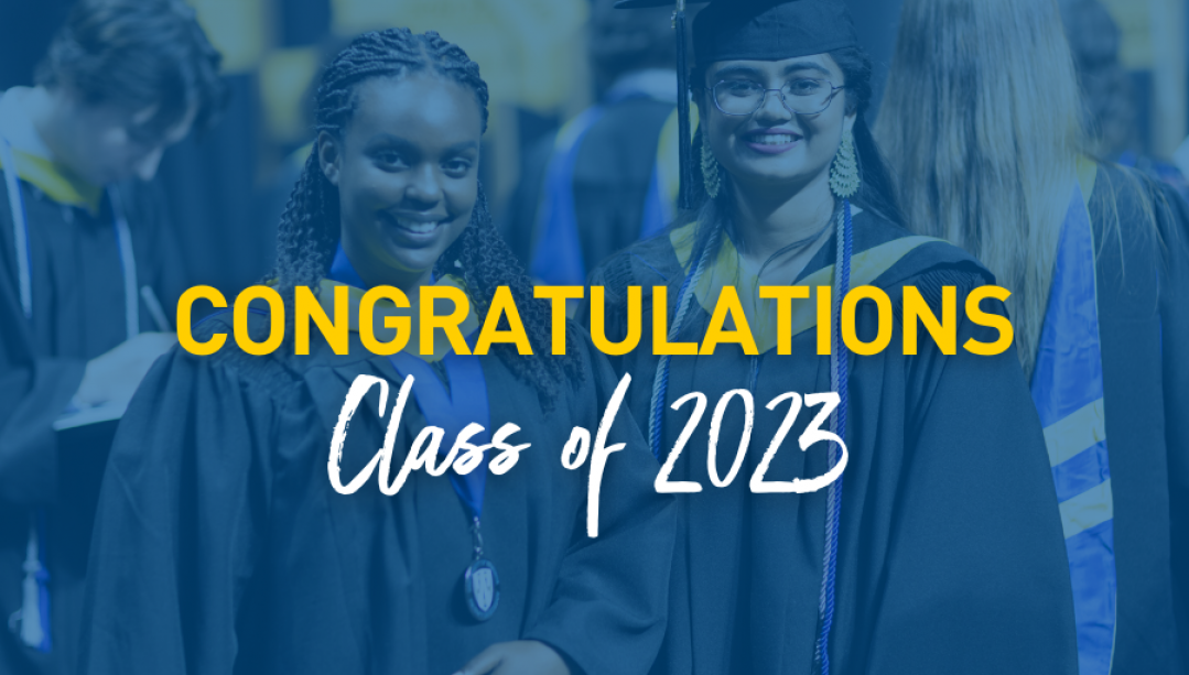 Alumni Header Image with Congratulations to Class of 2023