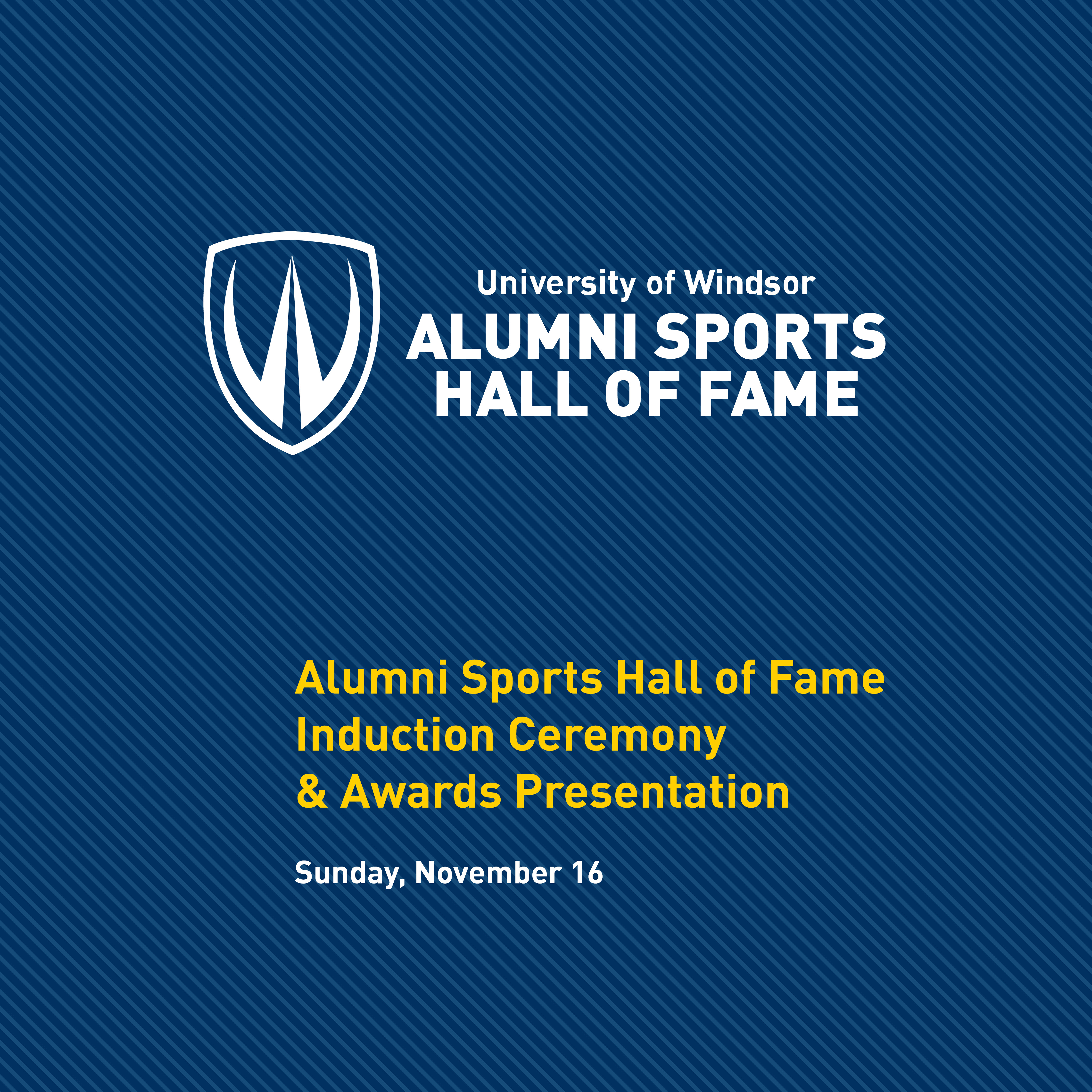 Alumni Sports Hall of Fame November 16, 2025