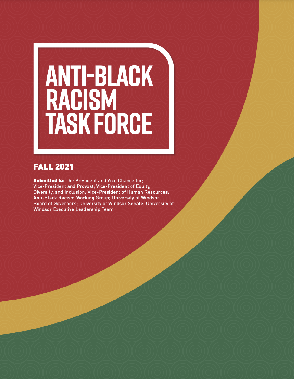 Anti-Black Racism Task Force Recommendations Report