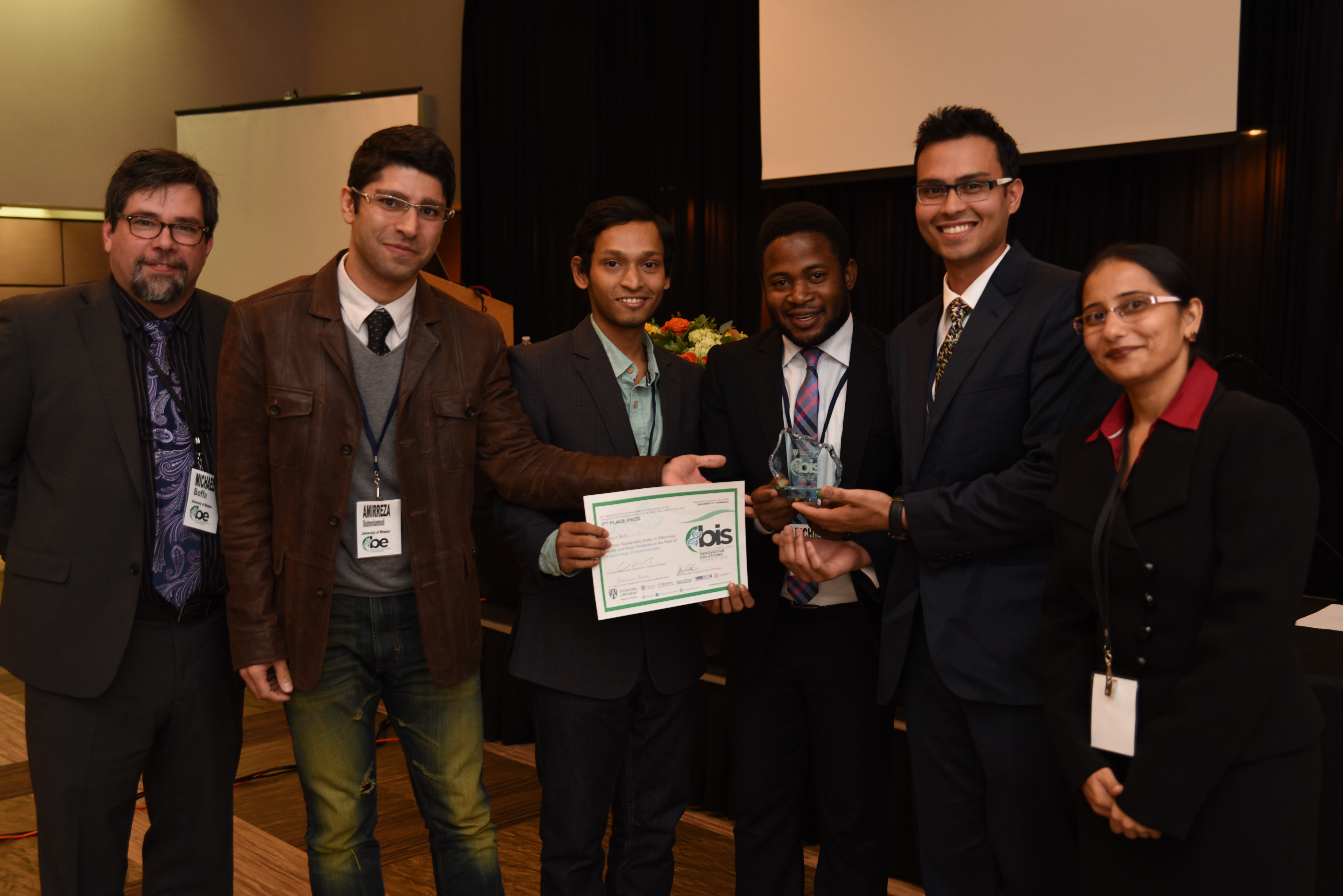 Students at the BE Symposium