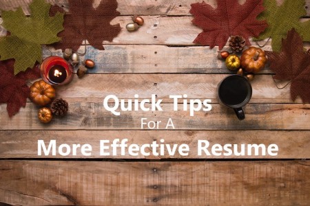 Tips for resume development