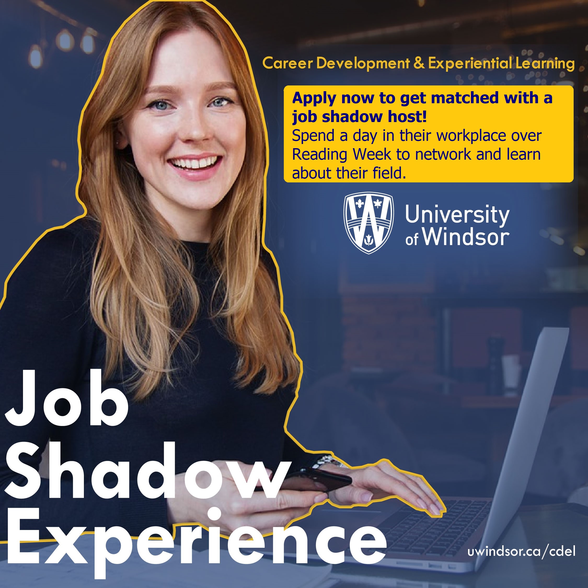 Picture of female student. Job Shadow Experience