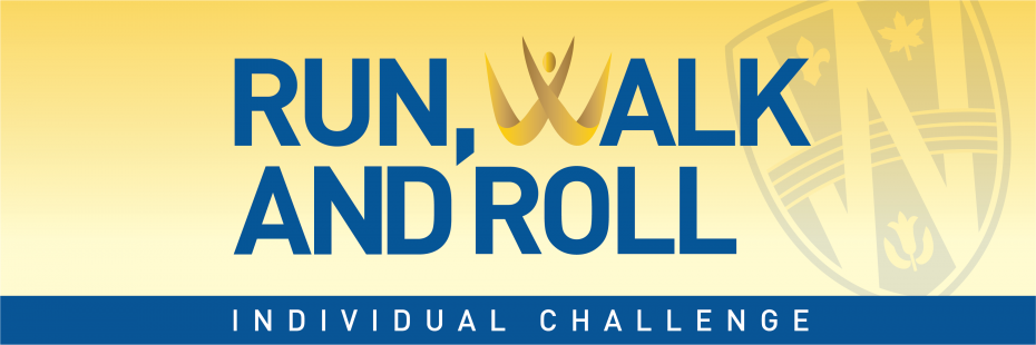 Walk, run and roll banner