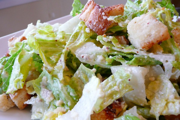 Traditional Caesar salad