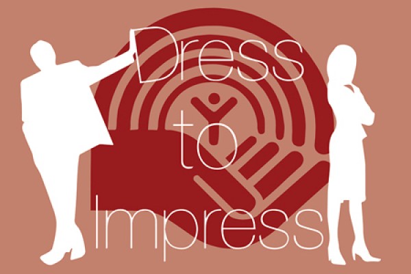 Dress to Impress superimposed on United Way logo
