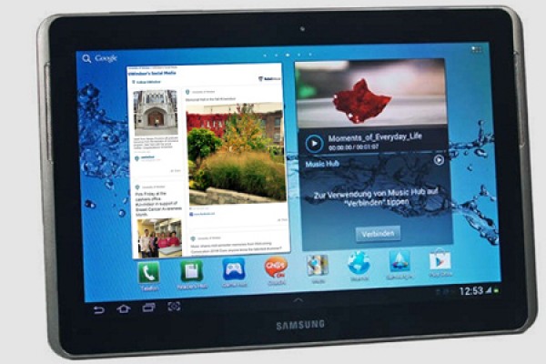 Samsung Galaxy tablet computer