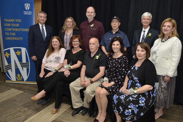 A luncheon Wednesday recognized faculty and staff reaching 25 years of service to the University in 2018.