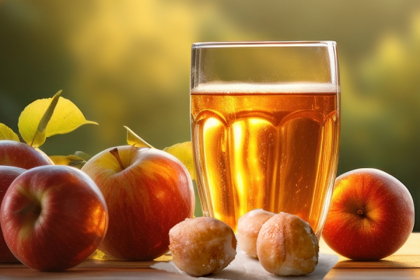 apples, cider, timbits