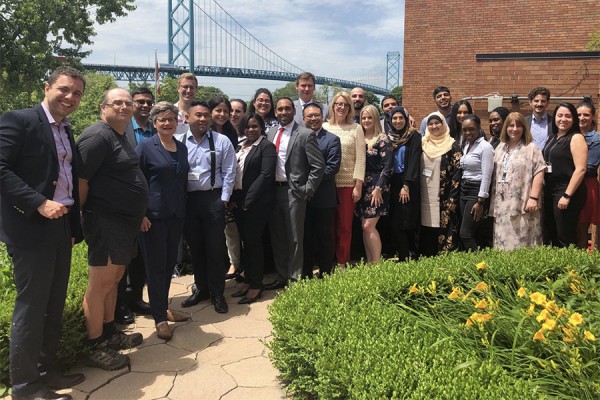 Participants in an inaugural course from Windsor Law.