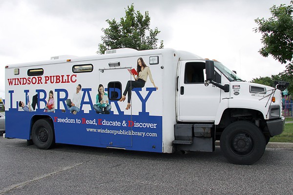 Windsor Public Library bookmobile