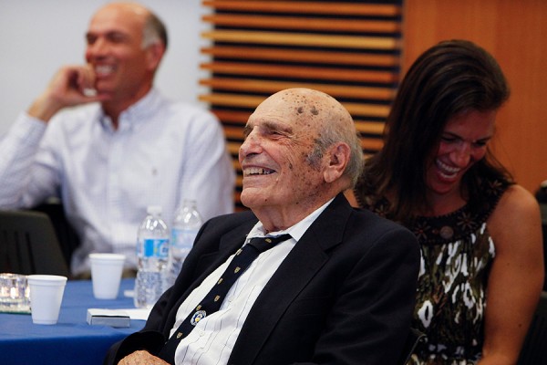 Frank A. DeMarco, his son Dan, and daughter Terry 