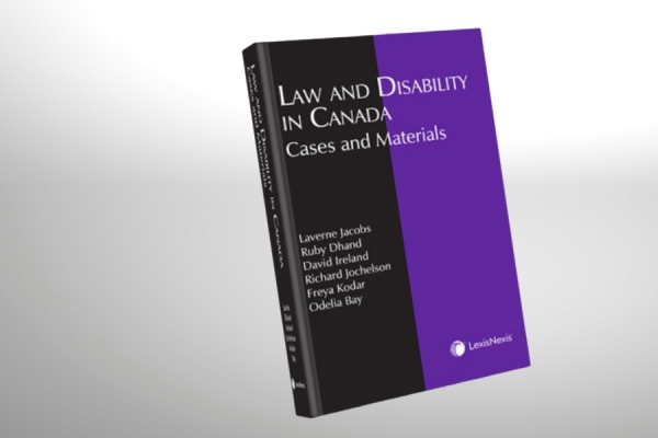 Book cover: “Law and Disability in Canada” 