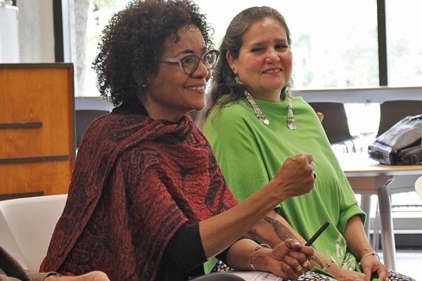 Michaëlle Jean and Beverly Jacobs
