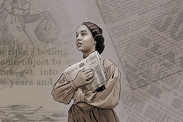 artist&#039;s conception of sculpture honouring Mary Ann Shadd Cary
