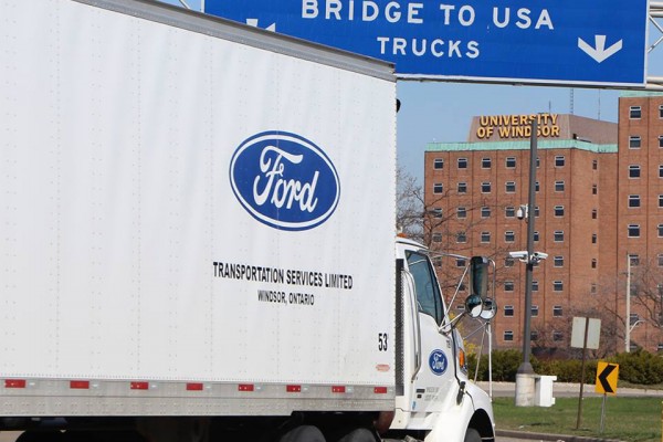 Traffic data to predict border delays: remote sensors counting trucks and cars crossing the Ambassador Bridge will be used to develop models to warn drivers of delays an hour or more in advance.