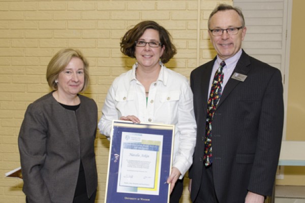 Nancy Wright, Natalie Atkin and Lionel Walsh