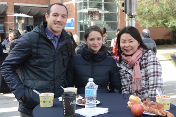 Mark Curran, Edyta Saklak and Yayo Umetsubo