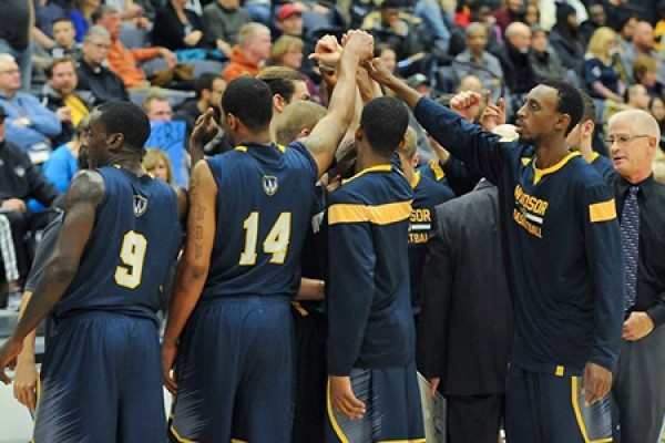 The Lancer men’s basketball team