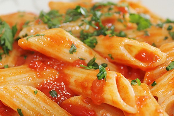pasta in tomato sauce