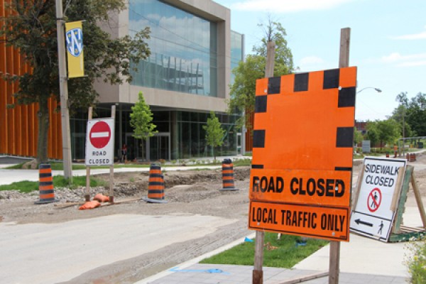 &quot;Road Closed&quot; California Avenue