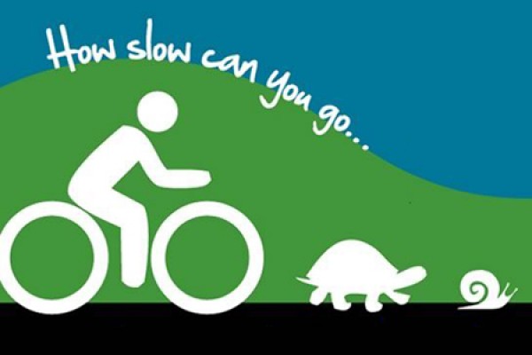 graphic of bicyclist trailing tortoise and snail