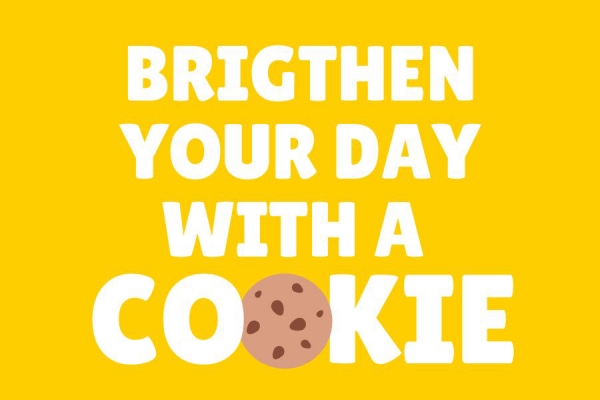 Brighten your day with a cookie