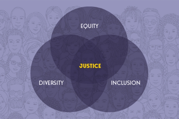 diagram illustrating diversity and justice