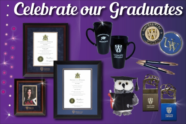 goods headlined &quot;Celebrate our Graduates&quot;