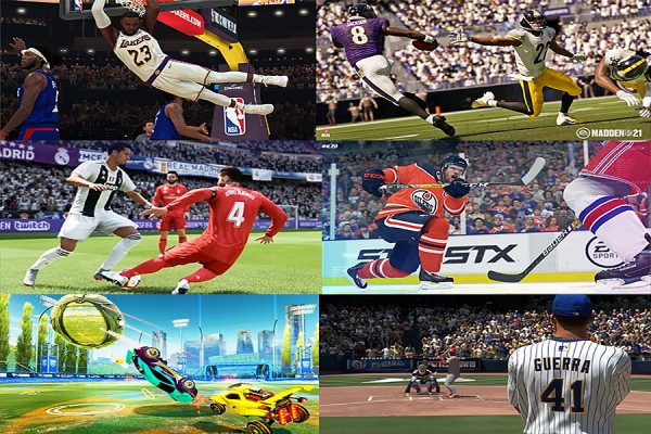 various esports screen grabs