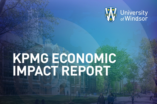 Dillon Hall with text KPMG Economic Impact Report
