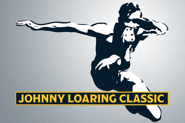Johnny Loaring Classic logo of hurdler