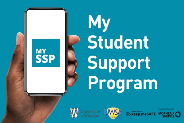 smartphone displaying My Student Support Program