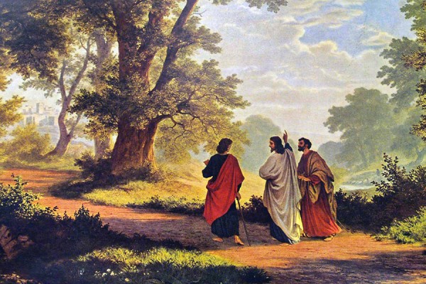 “The Road to Emmaus,” 1877 painting by Robert Zund.