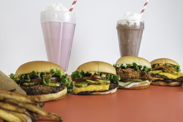 smash burgers and milkshakes