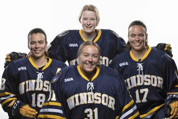 Jessica Gribbon, Amy Maitre, Kristen Swiatoschik, and Ashley Maitre.