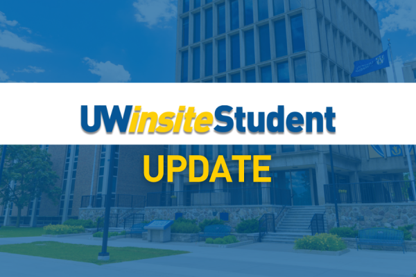 UWinsite Student will be unavailable starting 6 p.m. Nov. 18, 2021