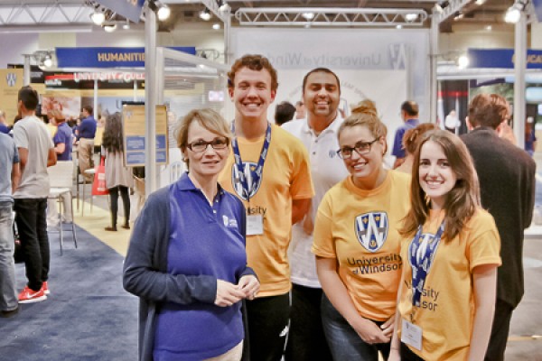 UWindsor representatives at the Ontario Universities’ Fair