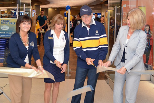 four officials needed to cut one ribbon